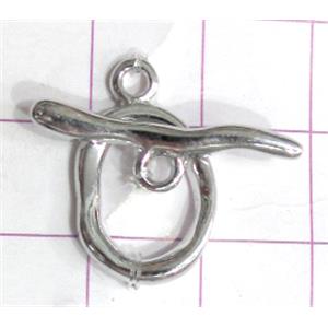 Copper toggle clasps, 12mm dia, stick: 21mm length, color code: E golden [FDTG-K805GP]