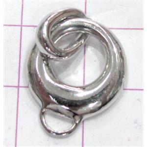 Copper toggle clasps, 16mm dia, color code: E golden [FDTG-K825GP]