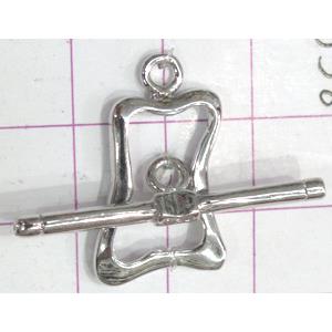 Copper toggle clasps, 15x26mm, stick: 34mm, color code: E golden [FDTG-K842GP]
