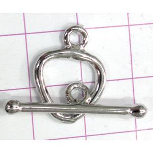 Copper toggle clasps, 15x20mm, stick: 28mm, color code: E golden [FDTG-K850GP]