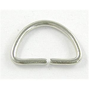 Nickel Color Triangle Jump Rings, 10x15mm  [FDTJR003NP]