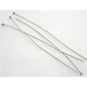 round HeadPins, copper, black, 0.6x40mm, head: 2mm [FD-BP-RHP40MM]