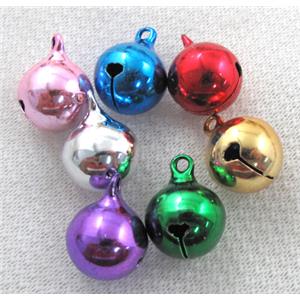 Mixed Color Bell Pendants, 16mm dia [FGBELL01]