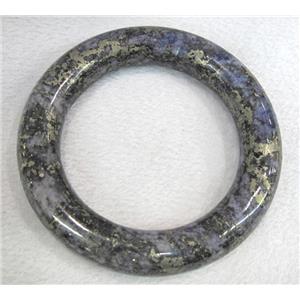 golden-spot purple jasper bangle, approx 60mm dia [FGBR547]