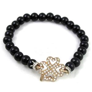handmade fashion jasper bracelet, stretchy, 6mm dia, 17.5cm length [FGBRB311]
