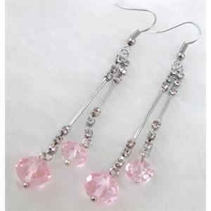 Fashion jewelry Earrings, approx 75mm length, 10mm, 8mm [FGER20]