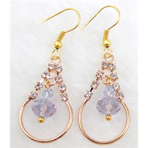 Fashion jewelry Earrings, approx 50mm length,18mm wide [FGER24]