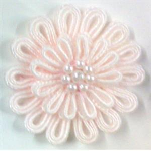 Crochet Handcraft Flower, 40-45mm dia [FGFL01C03]