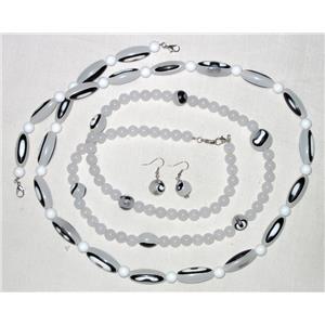 DIY Plastic Necklace, mixed color, 14x30mm, 10mm,14mm, 20mm, 32 inch length [FGNK9005MIX]