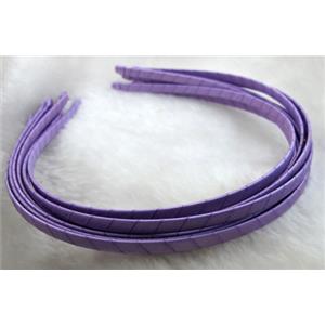 Head Bands, steel alloy, cord-braiding, 5mm wide, approx 13x15cm [FSBR10C03]