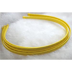 Head Bands, steel alloy, cord-braiding, 5mm wide, approx 13x15cm [FSBR10C07]