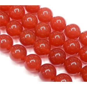 round red Agate Stone Beads, 4mm dia, approx 100pcs per st [GA182-4MM]