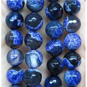 lavender Dichromatic Agate beads, faceted round, 6mm dia, approx 66pcs per st [GA67-6MM]