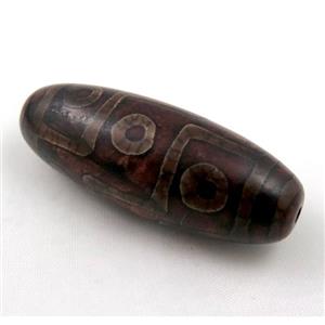 natural tibetan Dzi beads, barrel, approx 22x70mm [GA727]