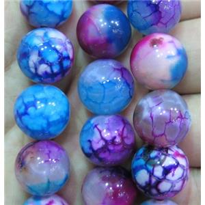 round dichromatic Agate Beads, colorful, approx 10mm dia [GA865-10MM]