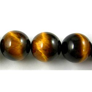 Tiger eye stone beads, A Grade, Round, 8mm dia, 50pcs per st [GAM09A8MM]