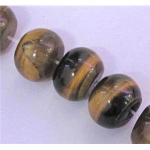 tiger eye bead, rondelle, approx 8x12mm, 15.5 inches [GAM33]