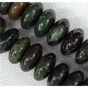darkgreen Agate beads, rondelle, approx 15-18mm [GAS161]