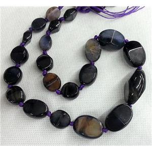 Agate stone beads for necklace, freeform, approx 10x13mm, 20x30mm [GAS252]