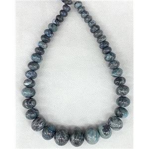 Agate rondelle beads Necklace Chain, approx 10-20mm [GAS303]
