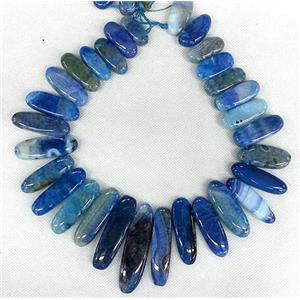 blue Agate stick beads Necklace Chain, approx 15x20mm, 15x45mm [GAS331]