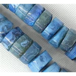 blue Agate heishi beads, approx 25mm [GAS536]
