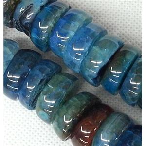 blue Agate heishi beads, approx 25mm [GAS542]