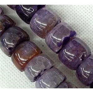 purple Agate heishi beads, approx 25mm [GAS546]