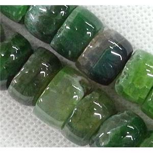 green Agate heishi beads, approx 25mm [GAS547]