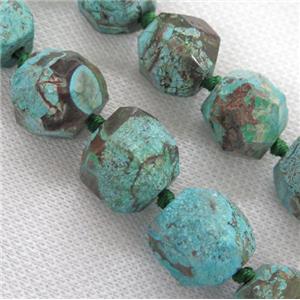 blue ocean jasper beads ball, faceted round, approx 16-18mm [GAS974-16-18MM]