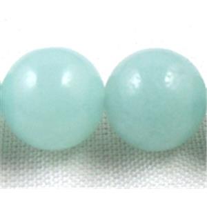 round Amazonite Stone Bead, grade A, 16mm dia, 25pcs per st [GMAS01A-16MM]