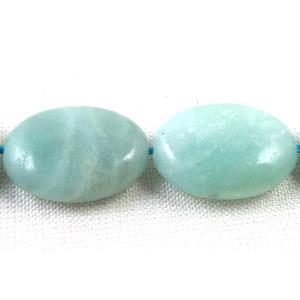 Amazonite Beads, oval, 12x16mm, approx 25pcs per st [GMAS04-12X16MM]