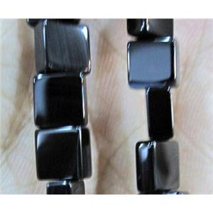 natural onyx bead, square, A-grade, approx 10x10mm, 15 inches [GMBA40-10MM]