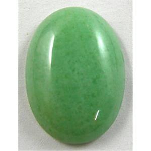 Green Aventurine, Cabochon, flat-back Oval, 22x30mm [GMC07-22X30]