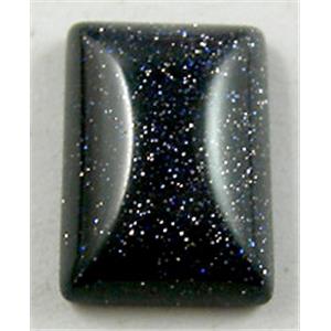 Blue SandStone Cabochon, flat-back Rectangle, 10x14mm [GMC40-10X14]