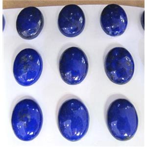 natural lapis lazuli cabochon, oval, approx 12x16mm [GMC56]