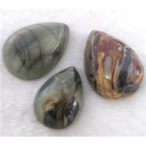 picasso jasper cabochon, teardrop, approx 22x30mm [GMC61-22X30MM]