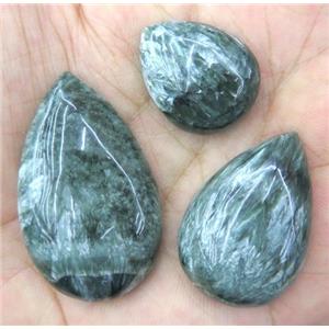 Clinochlore cabochon, mixed shape, approx 20-35mm [GMC70]