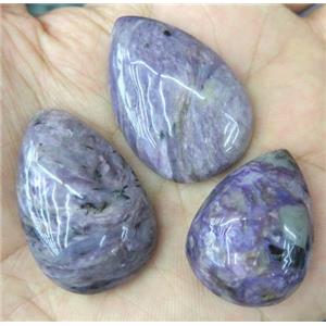 Charoite cabochon, mixed shape, approx 20-35mm [GMC73]