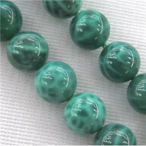 round peacock green Fire Agate Beads, approx 4mm dia [GMFA67-4MM]