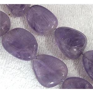 natural Amethyst Bead, freeform, approx 20-30mm, 16.5 inches [GMLB009]