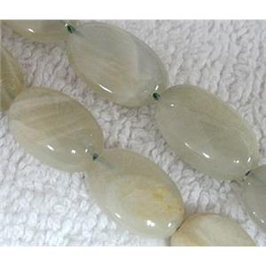 Natural silver moonstone bead, freeform, approx 10-20mm, 16.5 inches [GMLB019]