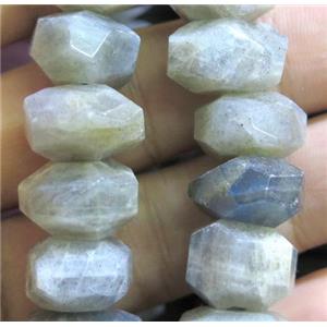 Labradorite beads, faceted freeform, approx 10-16mm [GMLB1126]