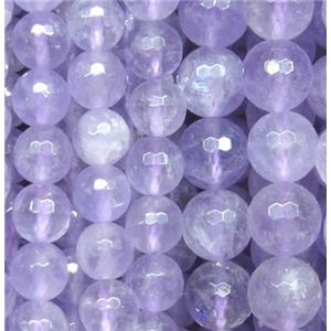 ametrine bead, faceted round, AB-grade, approx 6mm dia [GMLB1164-6MM]