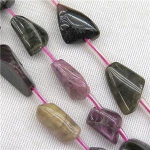 tourmaline bead, freeform, approx 10-22mm [GMLB1177-L]