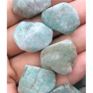 green amazonite beads collar, teardrop, top drilled, approx 16-25mm [GMLB1183]