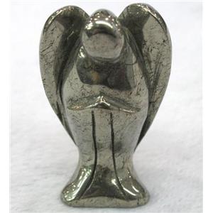 Natural Pyrite Angel, approx 18x25mm [GMLB120-18X25MM]