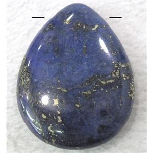 lapis lazuli pendant, teardrop, approx 30x40mm [GMLB122]