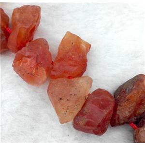 ruby agate beads, freeform, approx 10-16mm, 15.5 inches [GMLB1332]