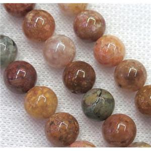 colorful Agate Beads, round, approx 10mm dia [GMLB1443-10MM]